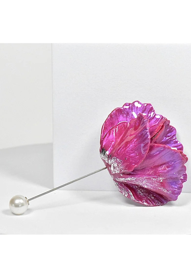 Brosa Dalia 1, Violet/Roz/Argintiu