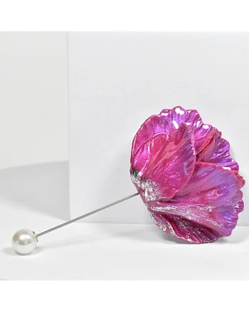 Brosa Dalia 1, Violet/Roz/Argintiu