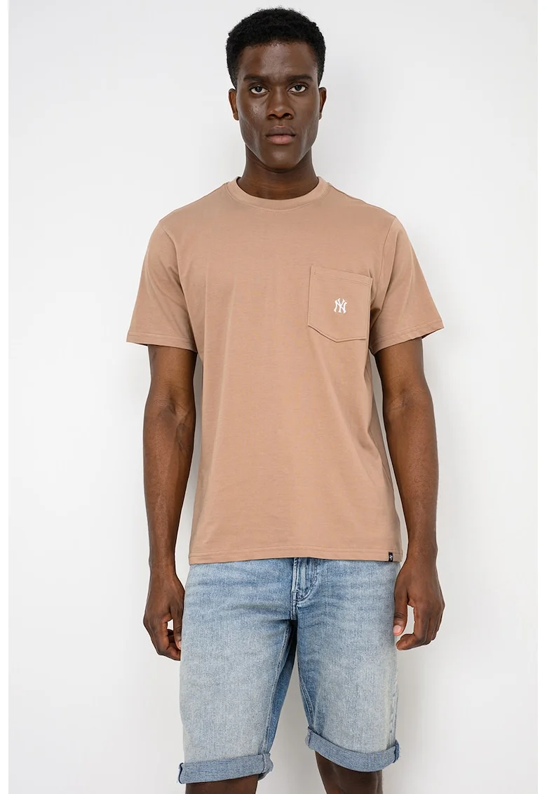 ’47, Tricou cu buzunar aplicat Neyyan Micro, Maro deschis