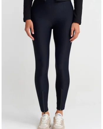 Colanti Femei  skinny, talie inalta, 80% poliamida/20% elastan, Bleumarin