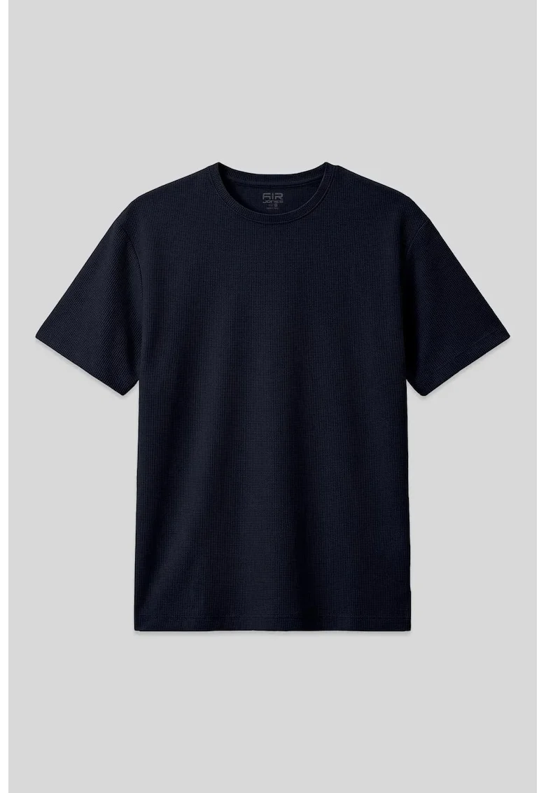 Tricou  supradimensionat, elastic, poliester-lycradwqf, Bleumarin