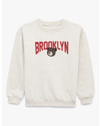 Bluza de trening cu imprimeu, Alb arctic