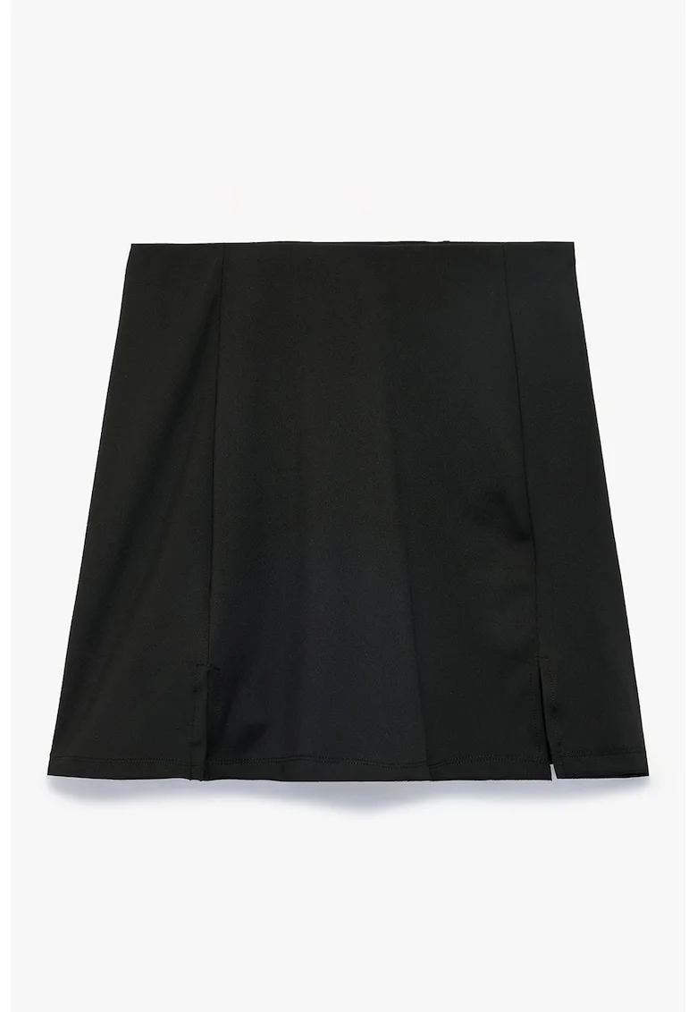 Fusta-pantalon cu croiala dreapta, Negru