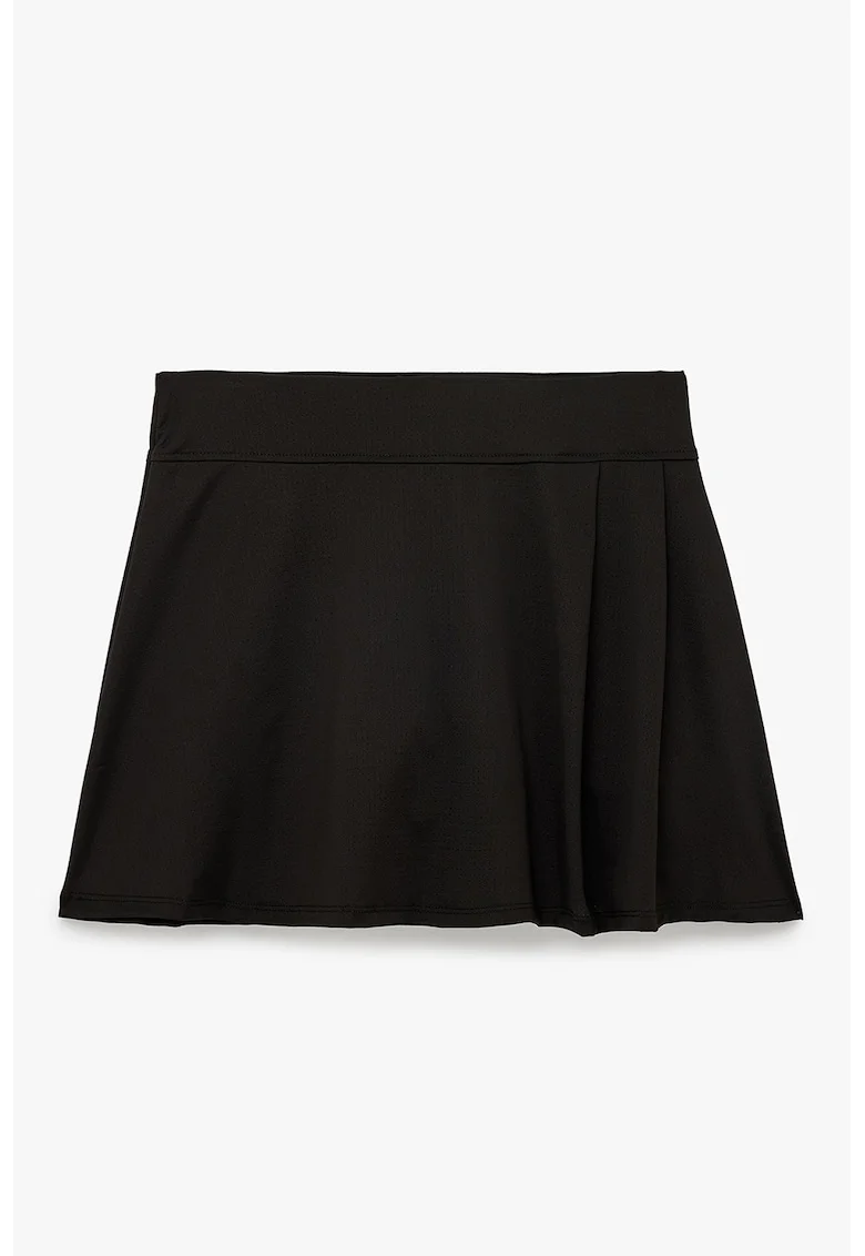 Fusta-pantalon evazata, Negru