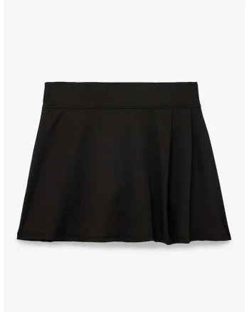 Fusta-pantalon evazata, Negru