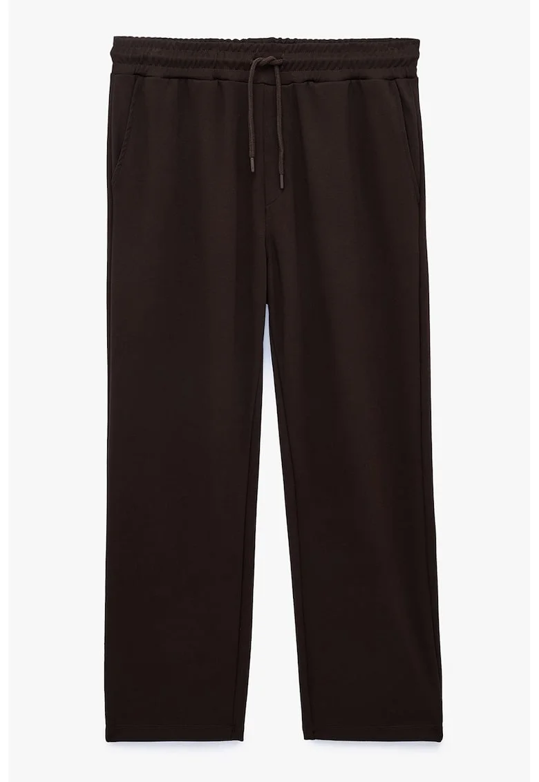 Pantaloni cu croiala ampla, Maro inchis