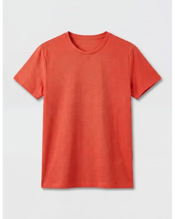 Tricou regular-fit cu model uni, Portocaliu