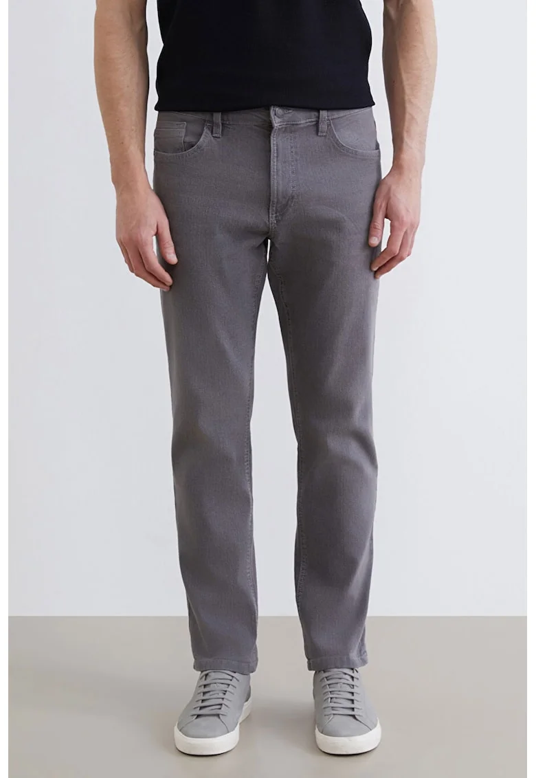 Blugi regular-fit, Gri inchis