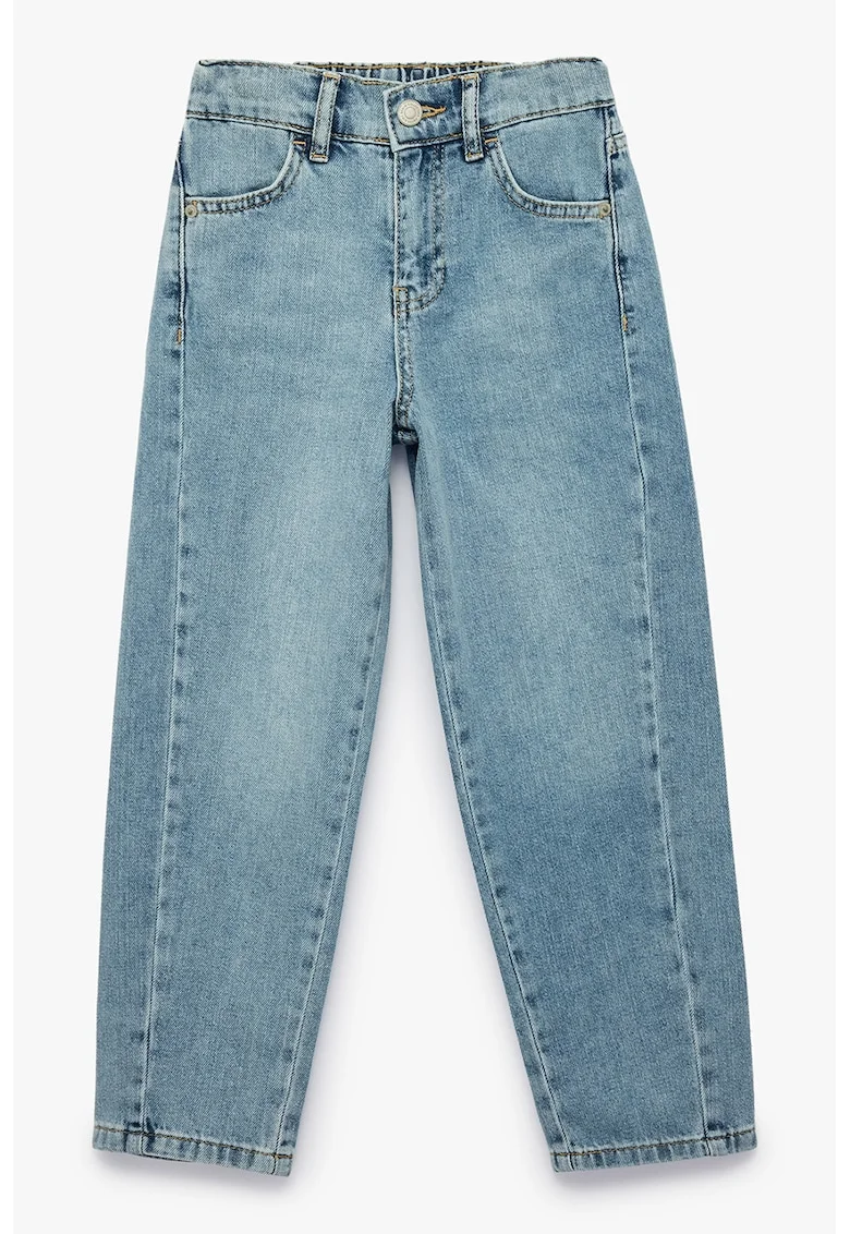 Blugi relaxed fit cu buzunare, Albastru pastel