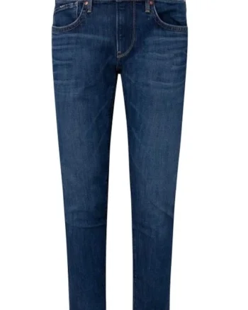Blugi slim cu buzunareewqgewq, Albastru