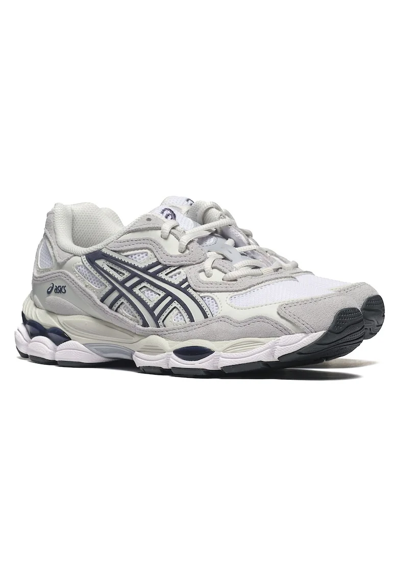 Pantofi sport cu insertii din piele intoarsa naturala GEL-NYC