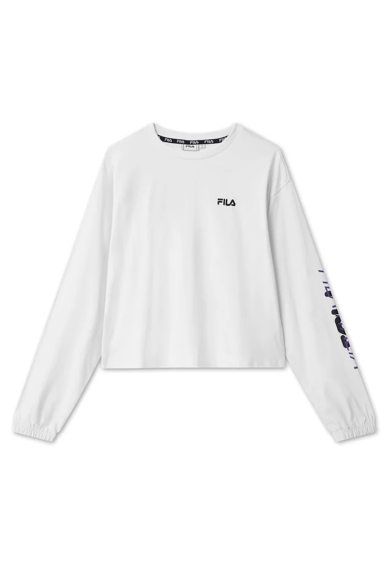 Bluza din bumbac cu imprimeu logo