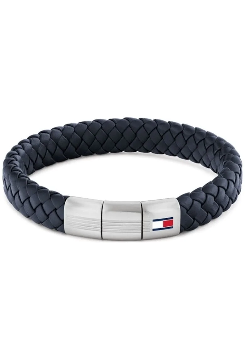 Bratara  Men’s Collection din piele 2790660, Argintiu, Albastru