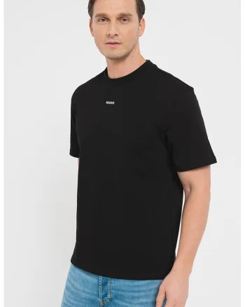 Tricou relaxed fit de bumbac Dapolino, Negru