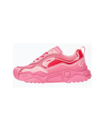 Pantofi sport  Tjw Chunky Runner, monocolor, roz, piele naturala