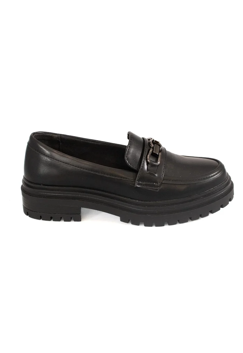 Pantofi de dama,  Brenda, piele ecologica, negru, Negru