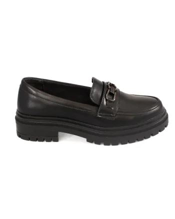 Pantofi de dama,  Brenda, piele ecologica, negru, Negru