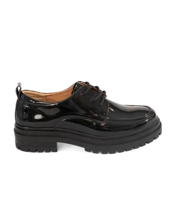 Pantofi de dama,  Melissa, piele ecologica, negru, Negru