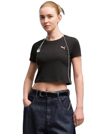 Tricou femei Puma Wardrobe Ess Baby Tee 62974501