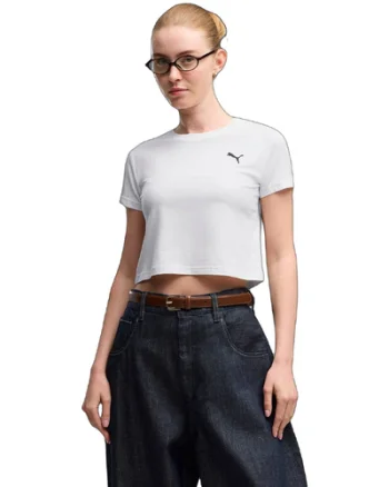 Tricou femei Puma Wardrobe Ess Baby Tee 62974502