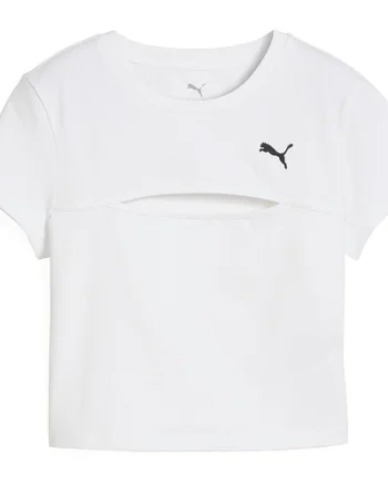 Tricou copii Puma Wardrobe Ess Cut-out Baby Tee 63116402