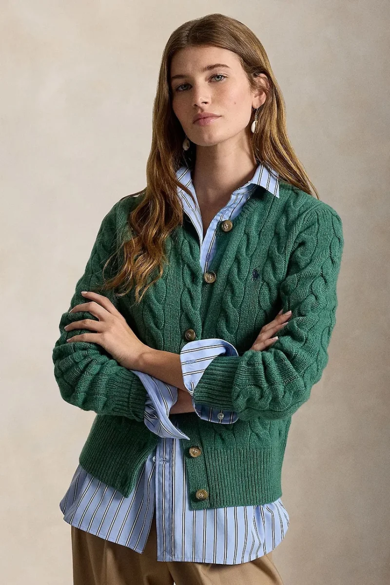 Polo Ralph Lauren cardigan pentru femei din lână