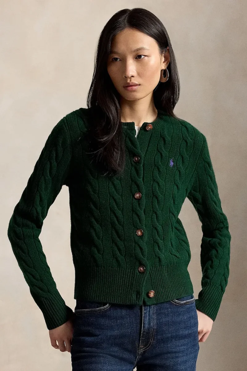 Polo Ralph Lauren cardigan pentru femei din lână