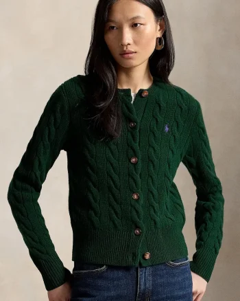 Polo Ralph Lauren cardigan pentru femei din lână