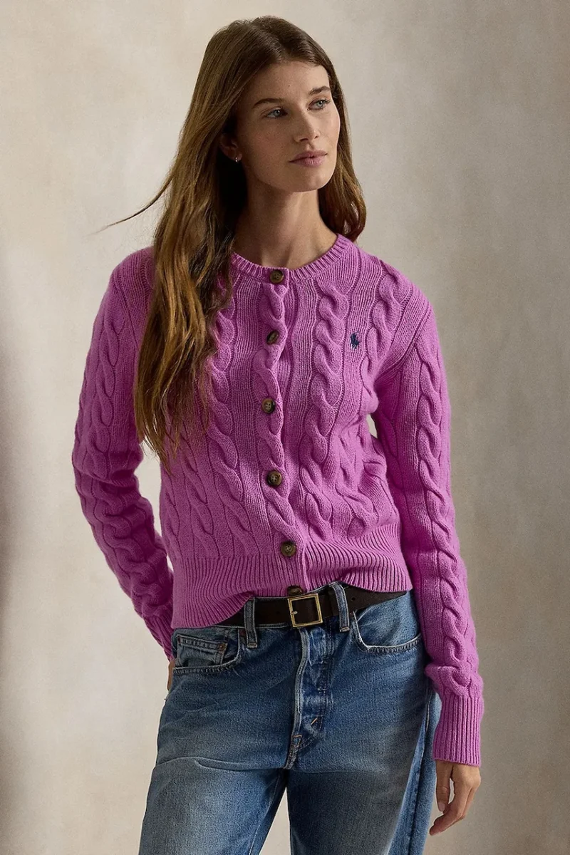 Polo Ralph Lauren cardigan pentru femei din lână