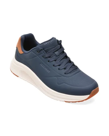 Pantofi sport SKECHERS bleumarin, 183530, din piele ecologica