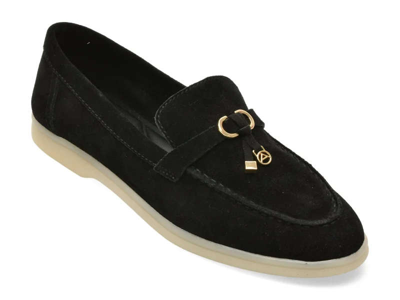 Mocasini ALDO negri, 13878239, din piele intoarsa