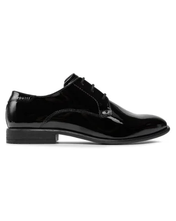 Pantofi barbati  304003110, Piele naturala, Negru, Negru