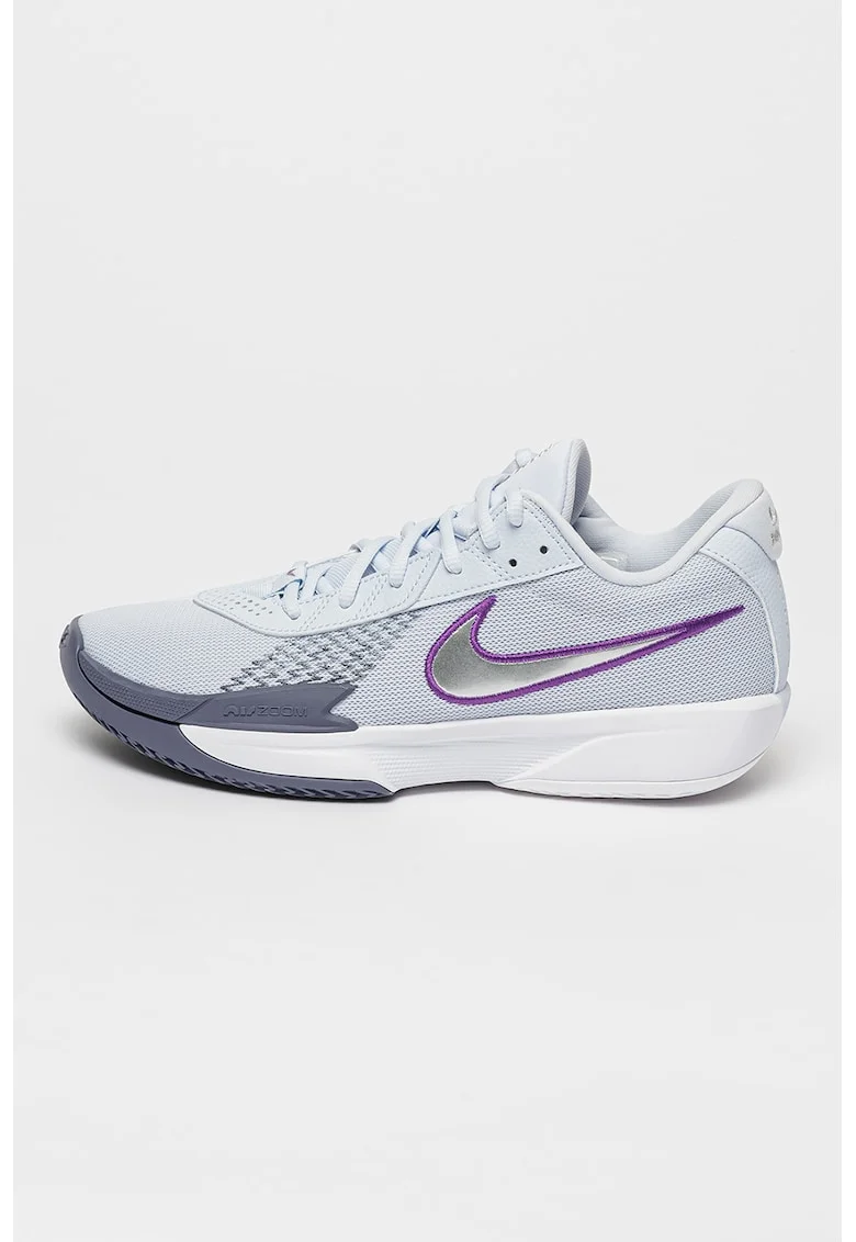 Pantofi Air Zoom G.T. Cut Academy cu logo, pentru baschet, Violet/Gri cenusiu