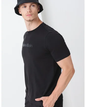 Tricou cu decolteu la baza gatului pentru antrenament, Negru