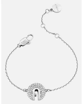 Bratara de otel inoxidabil cu talisman cu cristal Flow