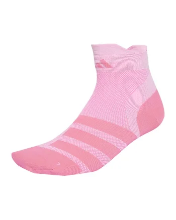 Sosete unisex pentru alergare Adizero, Roz pastel/Alb optic