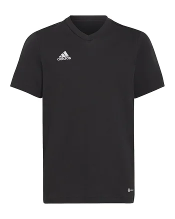 Tricou de bumbac cu logo, pentru fotbal, Negru
