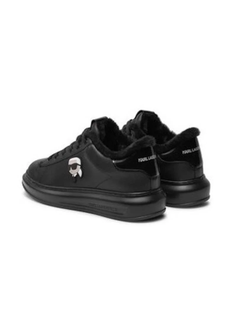 Pantofi sport barbati  304499340, Piele naturala, Negru, Negru