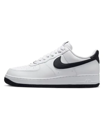 Pantofi sport,  Air Force 1 '07, Piele, Alb, Alb