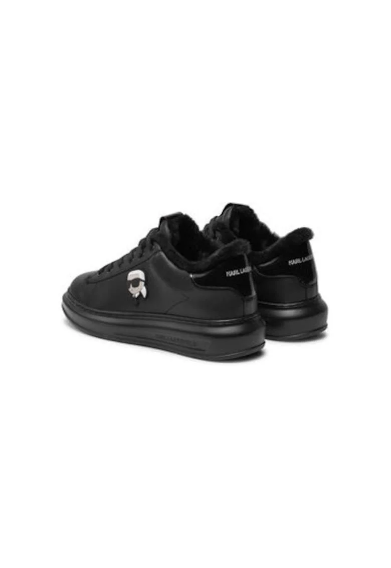 Pantofi sport barbati, KL52531L,  Piele naturala, Negru