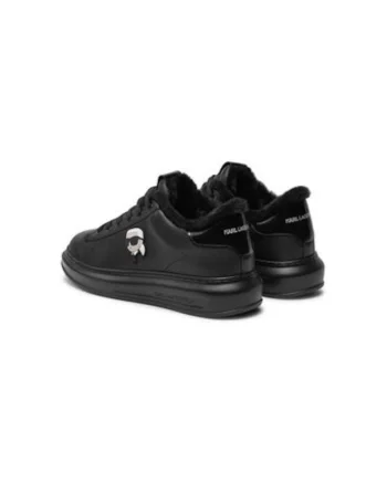 Pantofi sport barbati, KL52531L,  Piele naturala, Negru