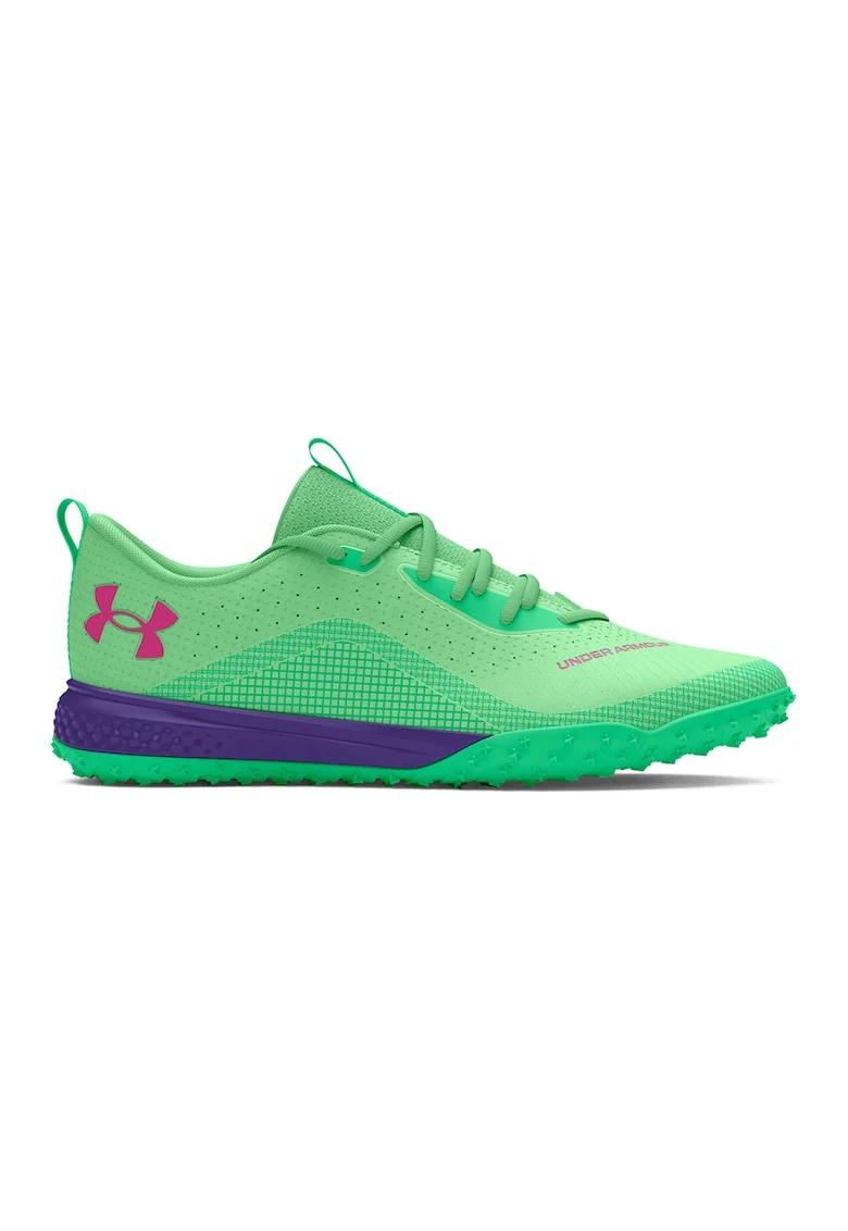 Pantofi unisex pentru fotbal Shadow Turf, Verde deschis