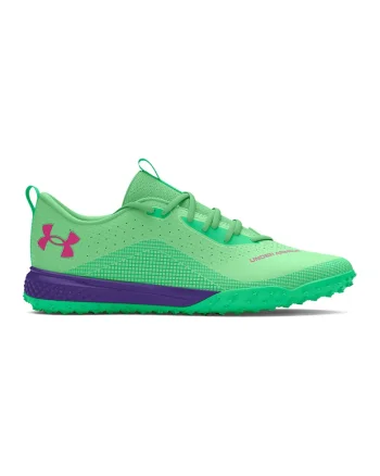 Pantofi unisex pentru fotbal Shadow Turf, Verde deschis