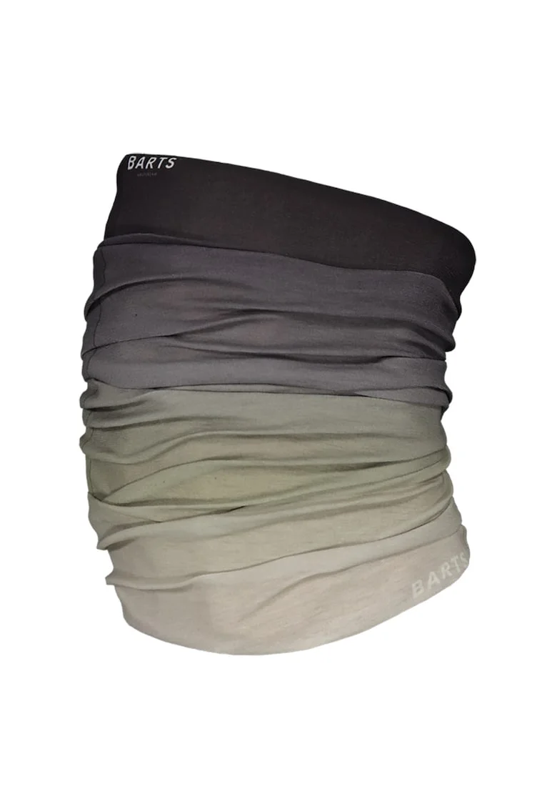 Fular cu logo si model tie-dye, Multicolor