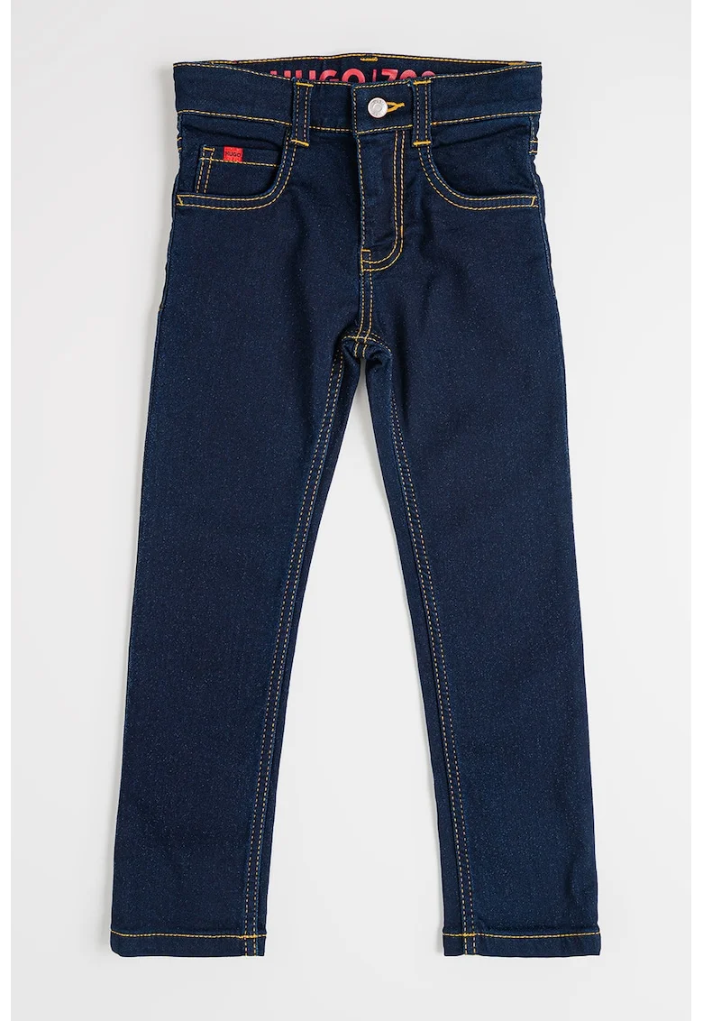 Blugi slim fit 708, Albastru indigo