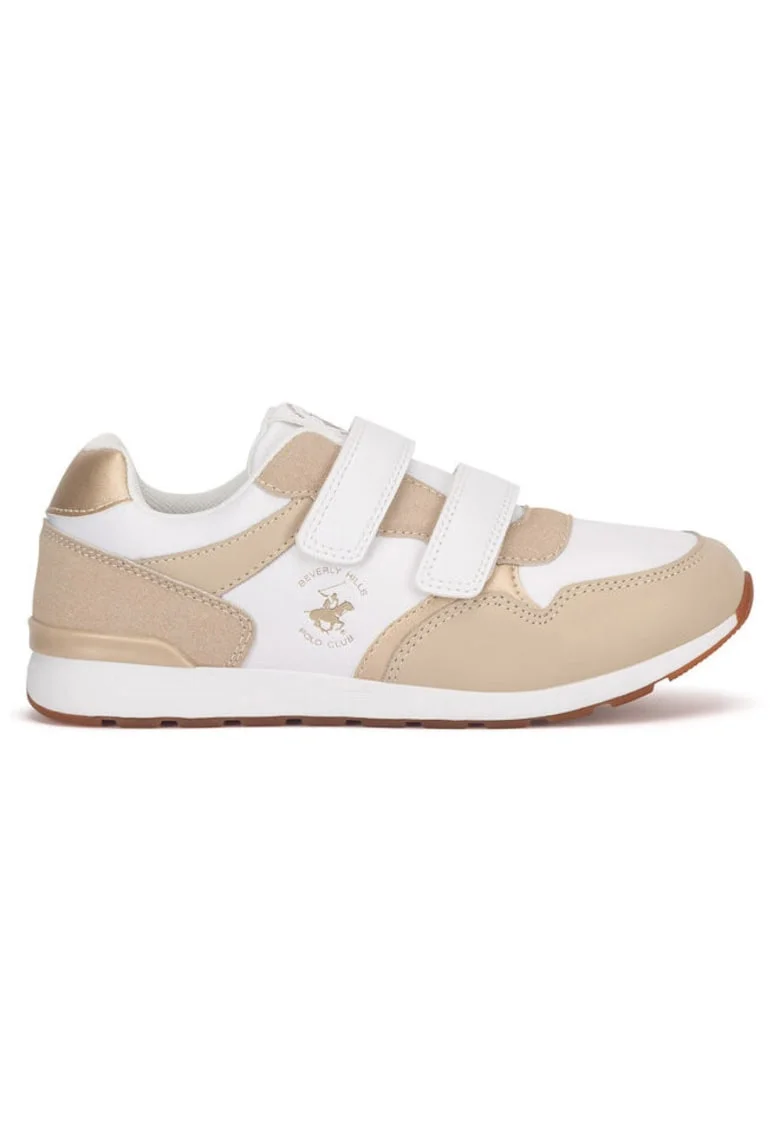 Pantofi sport copii,  590559, Sintetic/Textil, Bej,