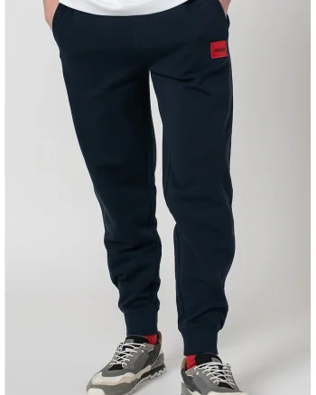 Pantaloni de trening cu buzunare oblice Doak, Bleumarin