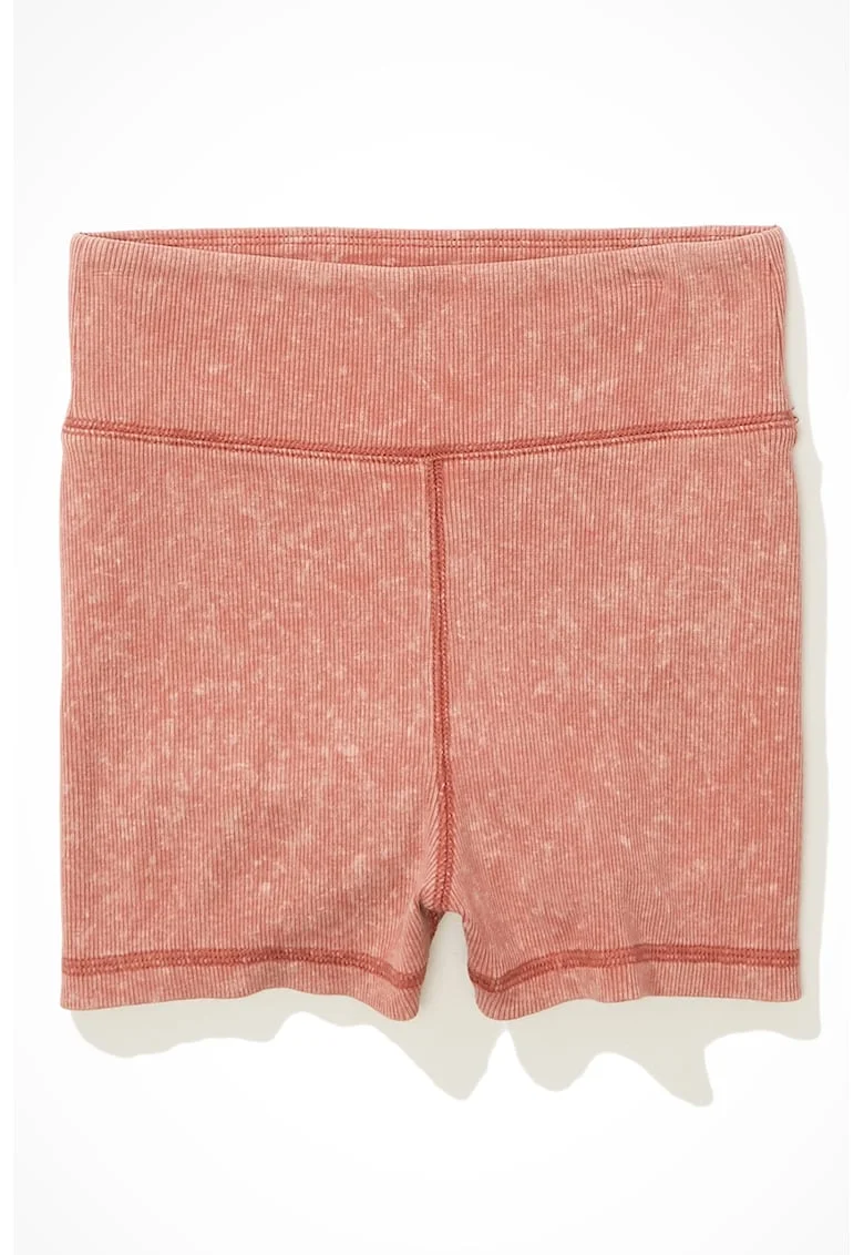 Pantaloni scurti cu talie elastica, Roz