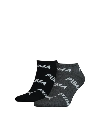 Set de sosete scurte unisex cu imprimeu logo - 2 perechi