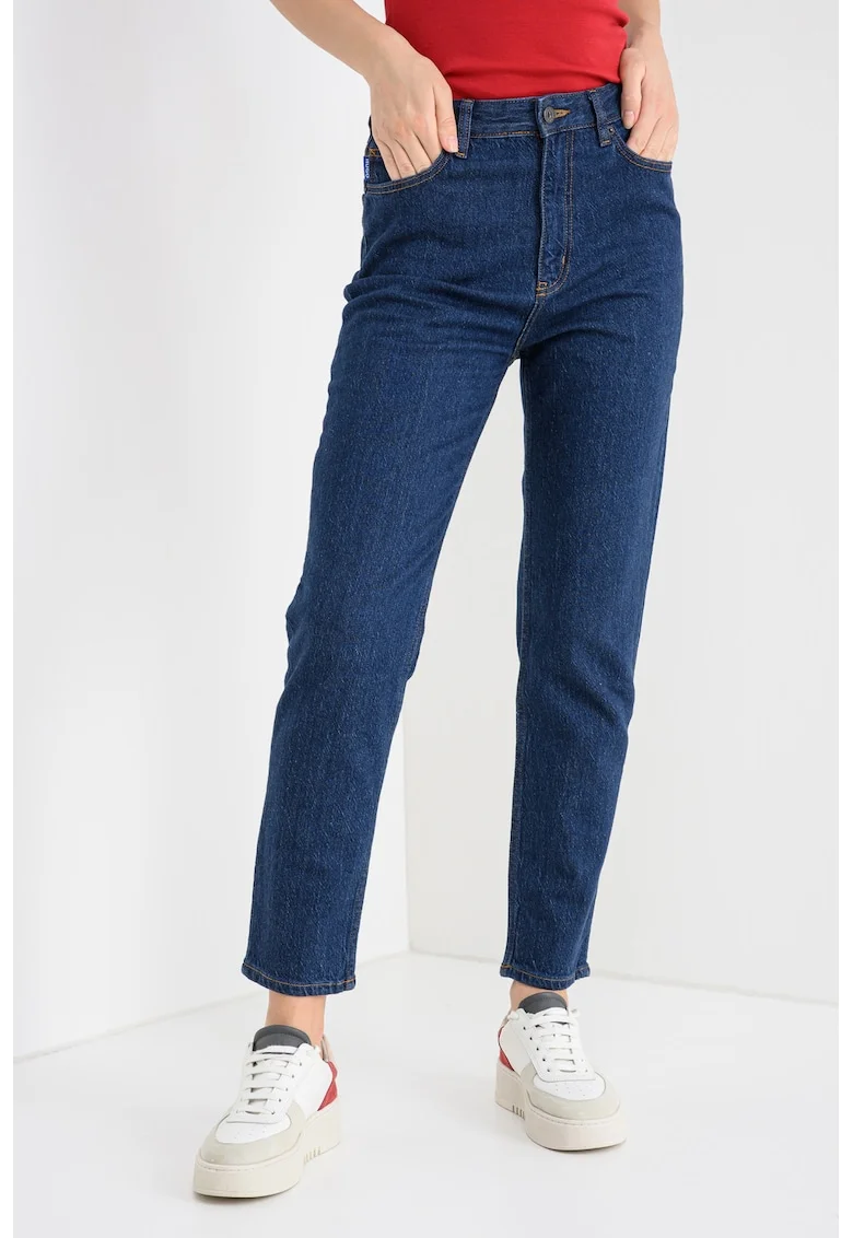 Blugi mom-fit Noe, Bleumarin